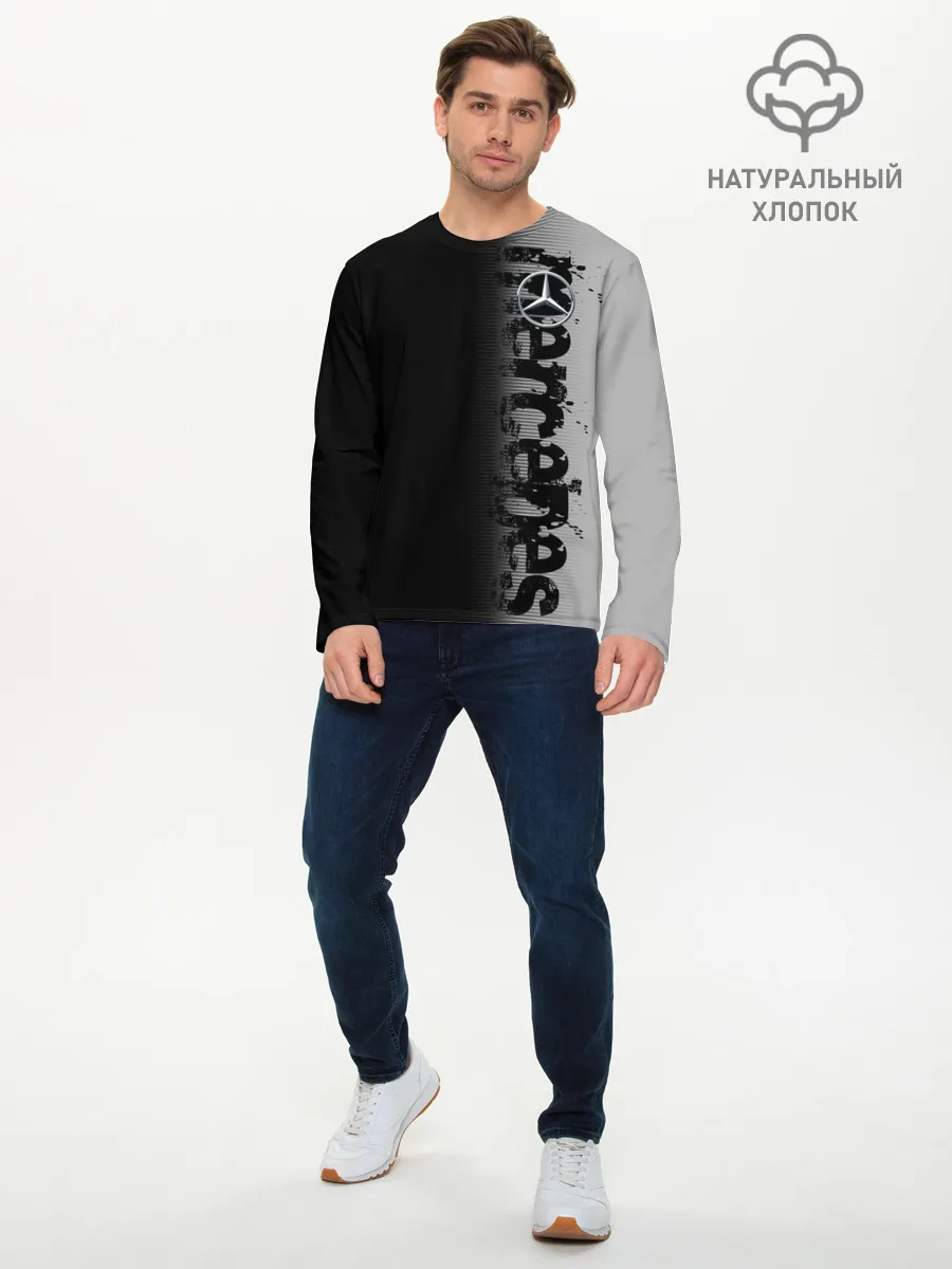 Мужской лонгслив базовый / MERCEDES BENZ SPORT