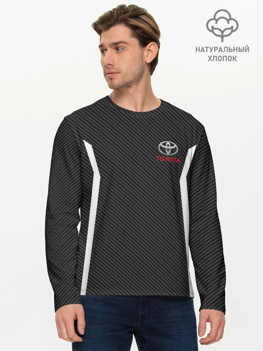 Мужской лонгслив базовый / TOYOTA SPORT