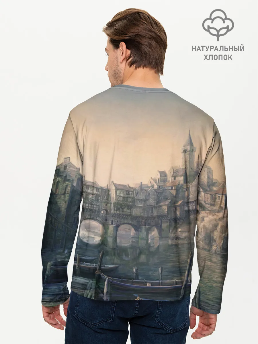 Мужской лонгслив базовый / The Witcher 3: Wild Hunt