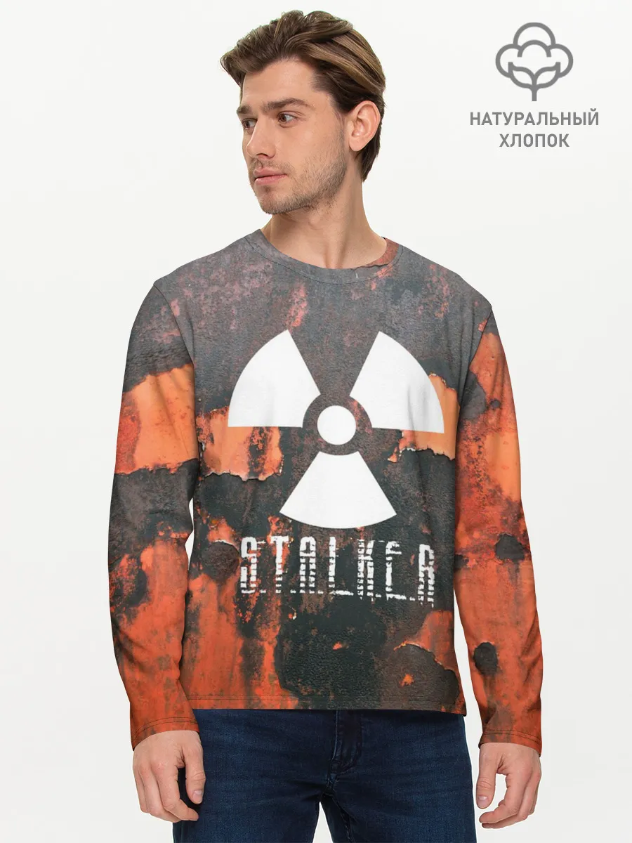 Мужской лонгслив базовый / Сталкер