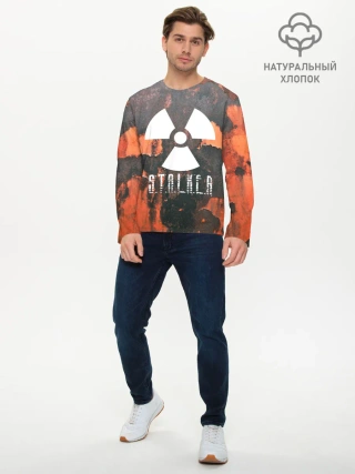 Мужской лонгслив базовый / Сталкер