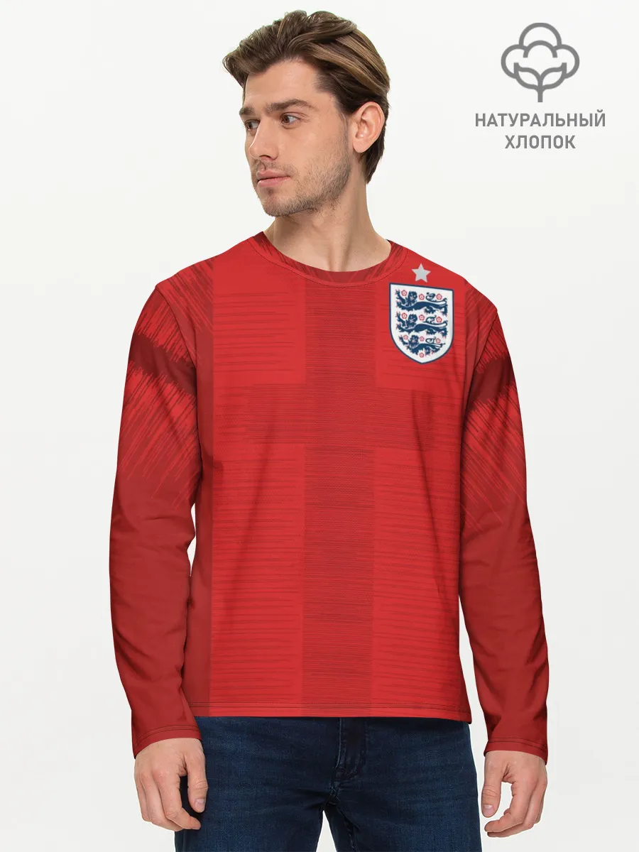 Мужской лонгслив базовый / England away WC 2018