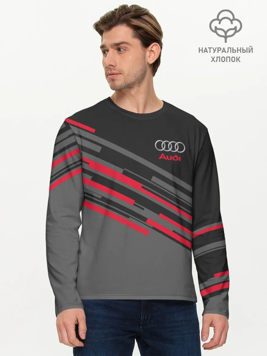Мужской лонгслив базовый / AUDI SPORT