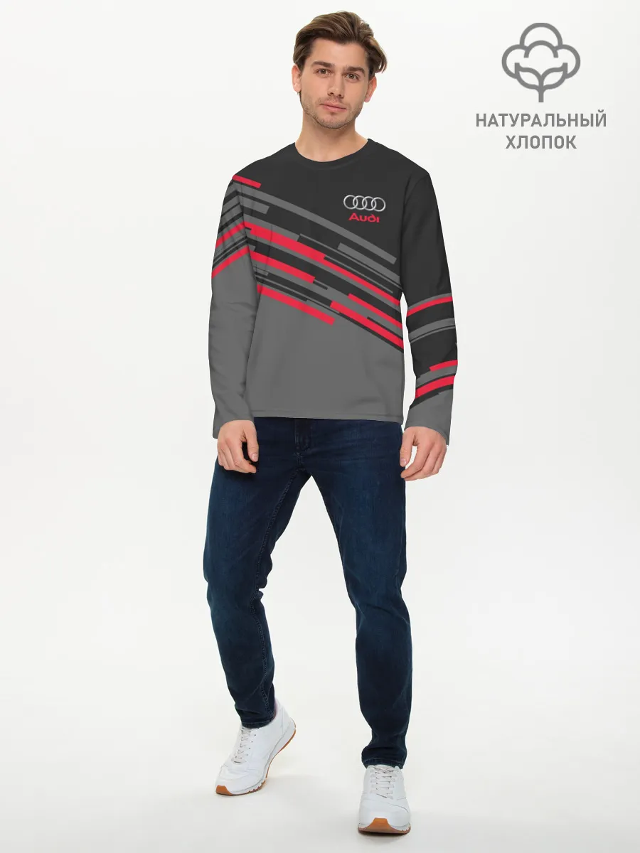 Мужской лонгслив базовый / AUDI SPORT