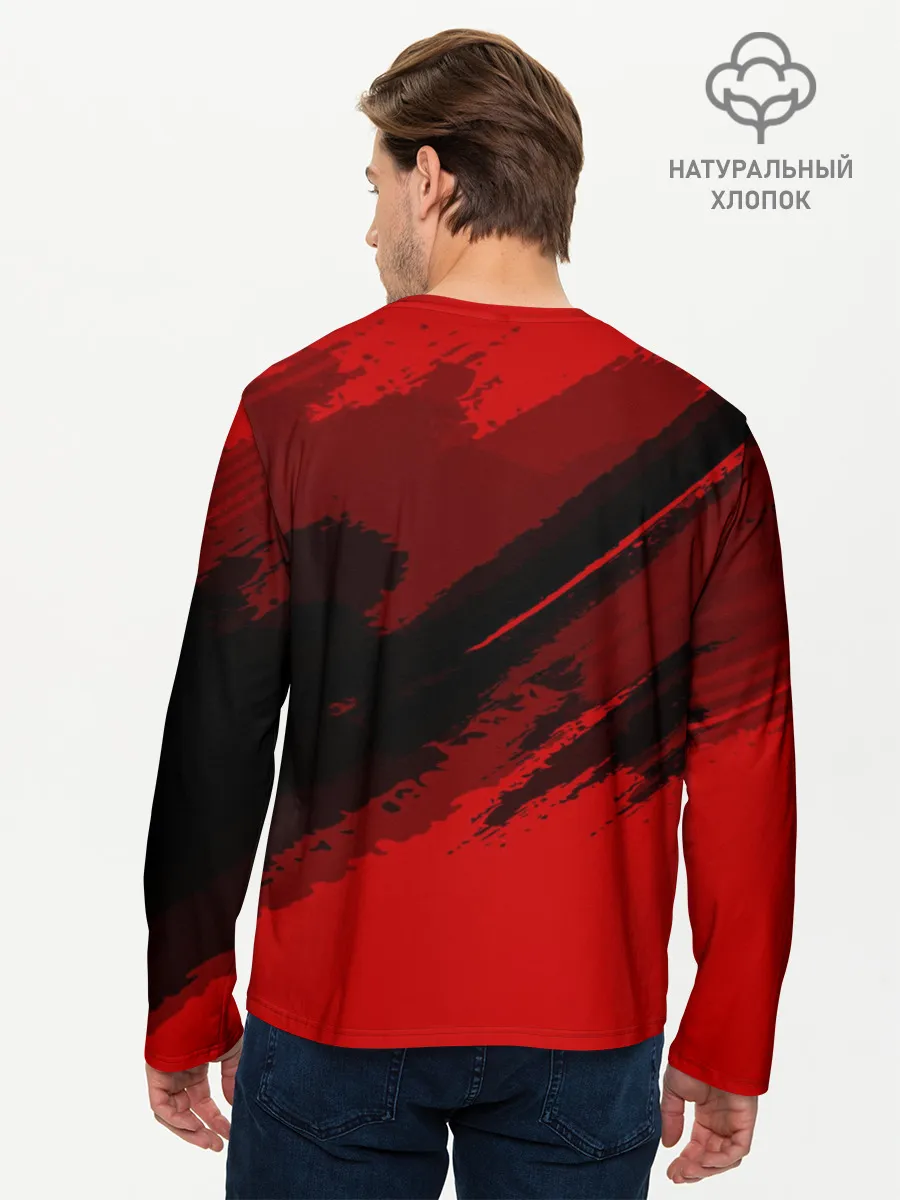 Мужской лонгслив базовый / JUVENTUS SPORT RED