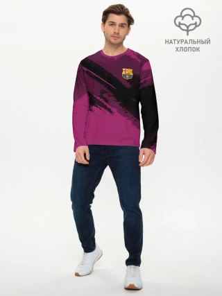 Мужской лонгслив базовый / Barcelona sport