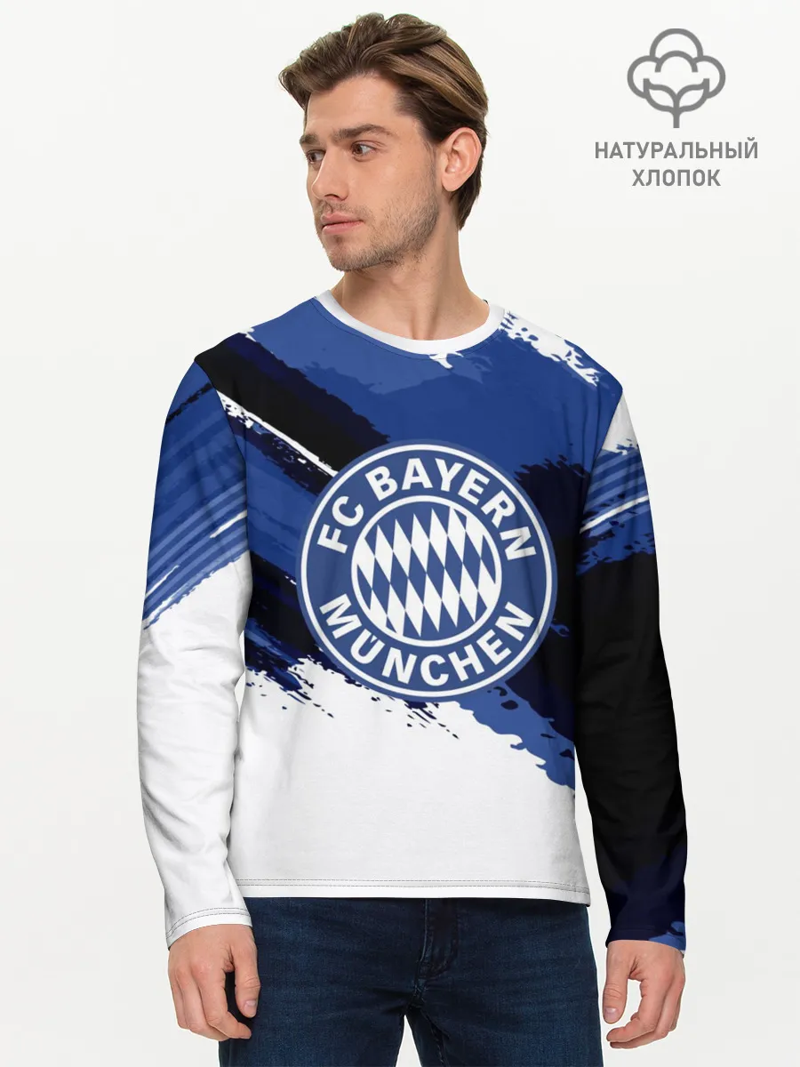Мужской лонгслив базовый / BAYERN MUNCHEN SPORT STYLE