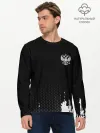 Мужской лонгслив базовый / Russia black collection