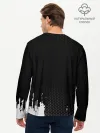 Мужской лонгслив базовый / Russia black collection