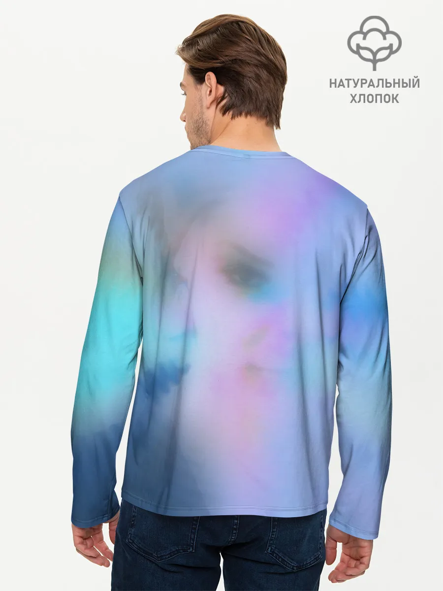 Мужской лонгслив базовый / Саша Грей. Абстракция