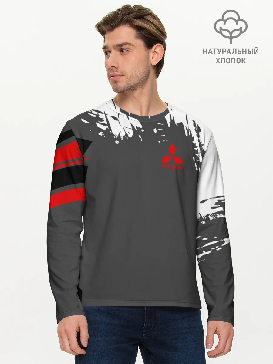 Мужской лонгслив базовый / MITSUBISHI SPORT