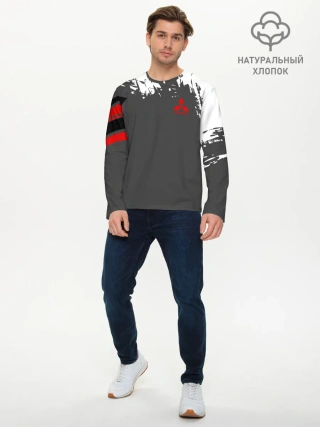 Мужской лонгслив базовый / MITSUBISHI SPORT