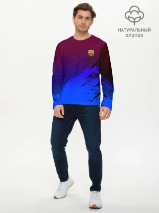 Мужской лонгслив базовый / FC Barcelona SPORT