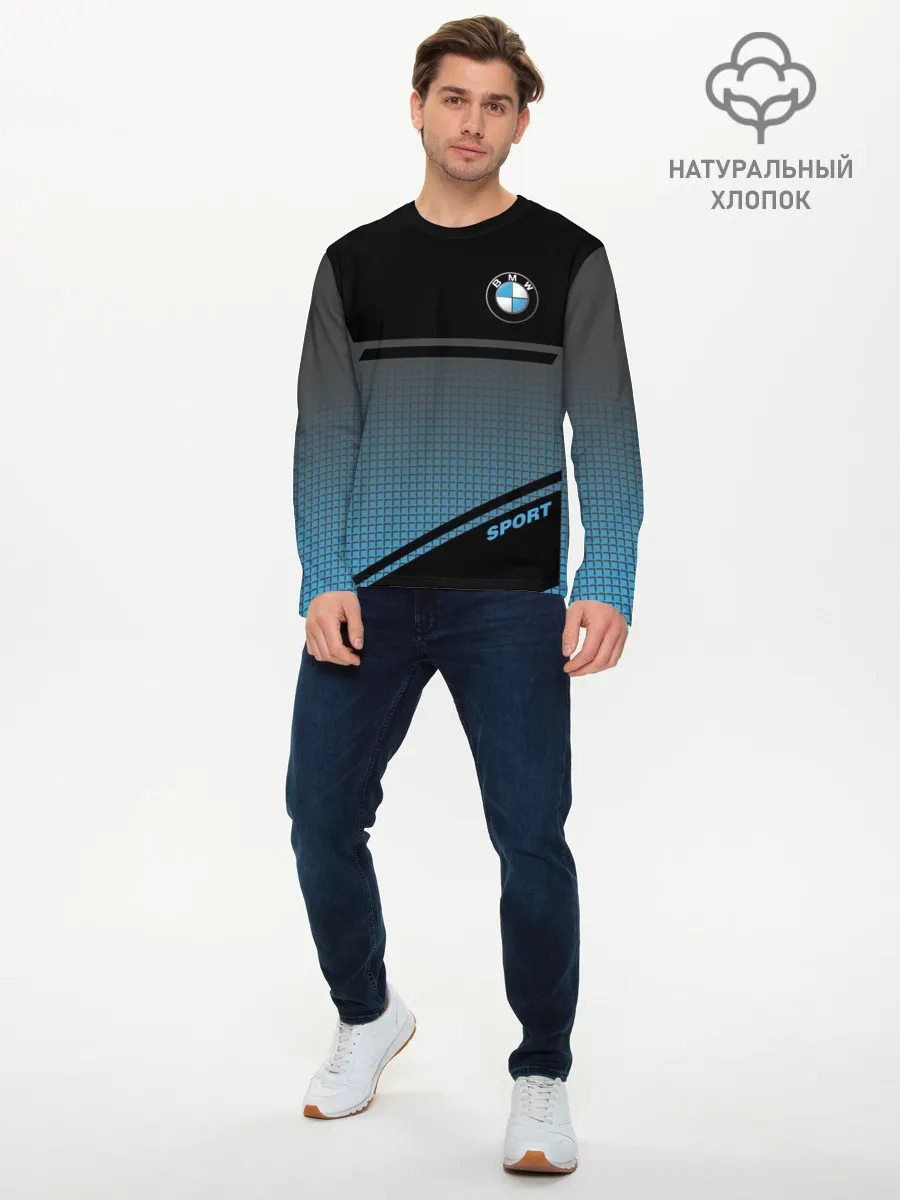 Мужской лонгслив базовый / BMW SPORT