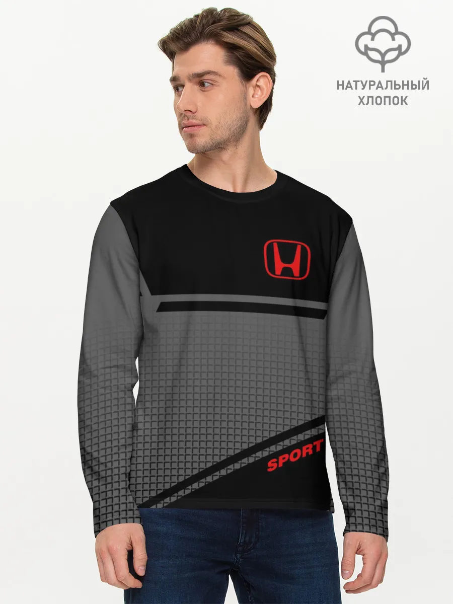 Мужской лонгслив базовый / HONDA SPORT