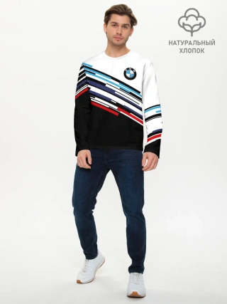 Мужской лонгслив базовый / BMW BRAND COLOR | БМВ