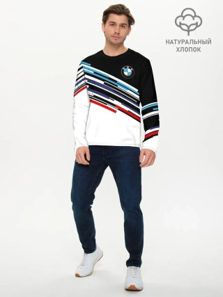 Мужской лонгслив базовый / BMW BRAND COLOR | БМВ
