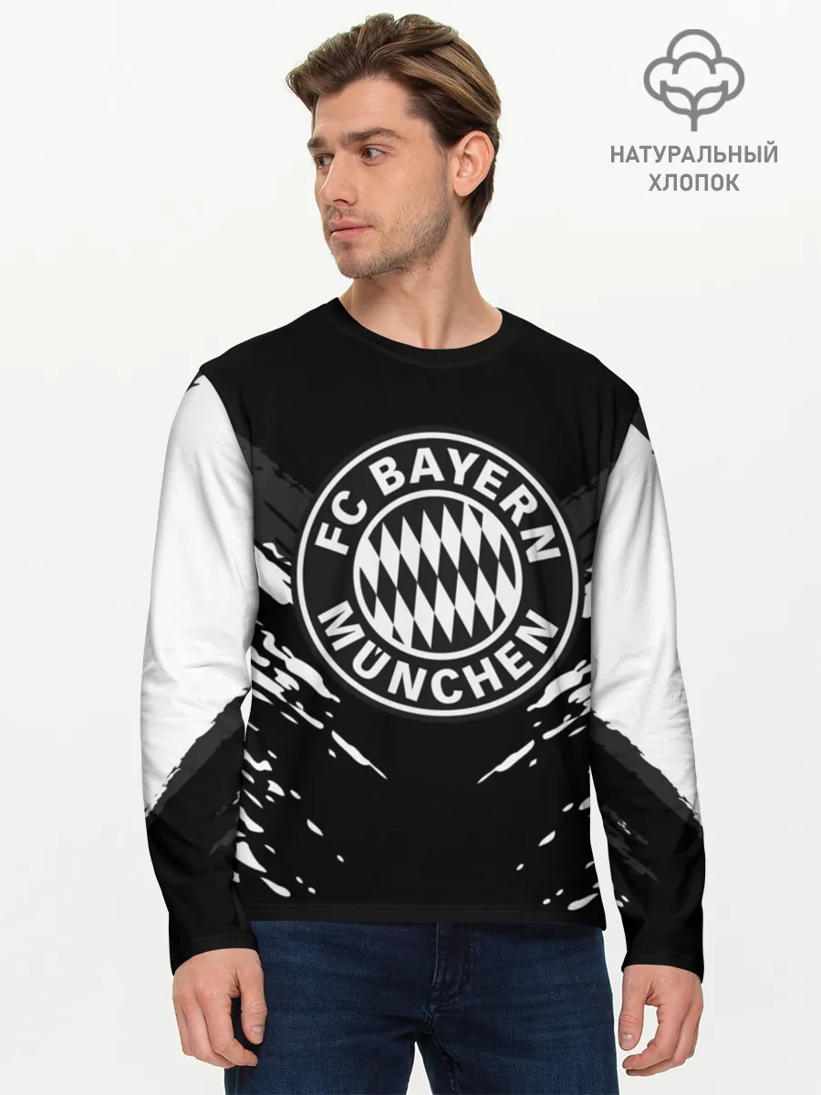 Мужской лонгслив базовый / BAYERN MUNCHEN SPORT