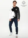 Мужской лонгслив базовый / Real Madrid uniform black 2018