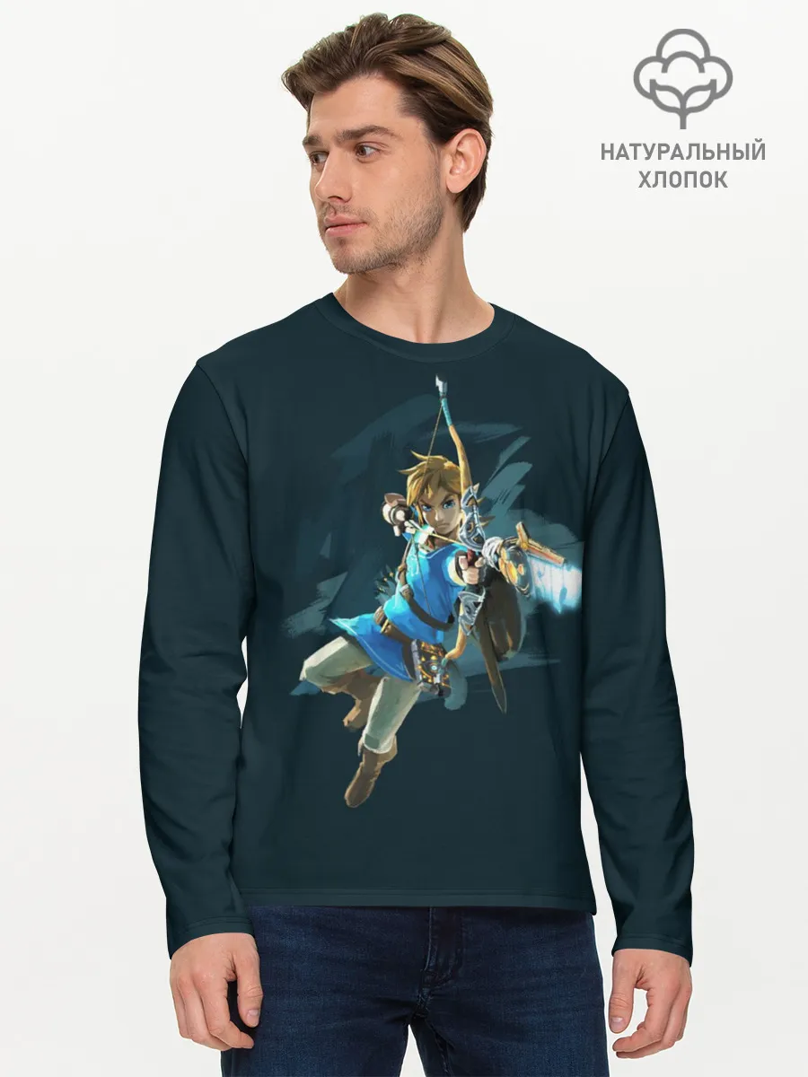 Мужской лонгслив базовый / The Legend of Zelda