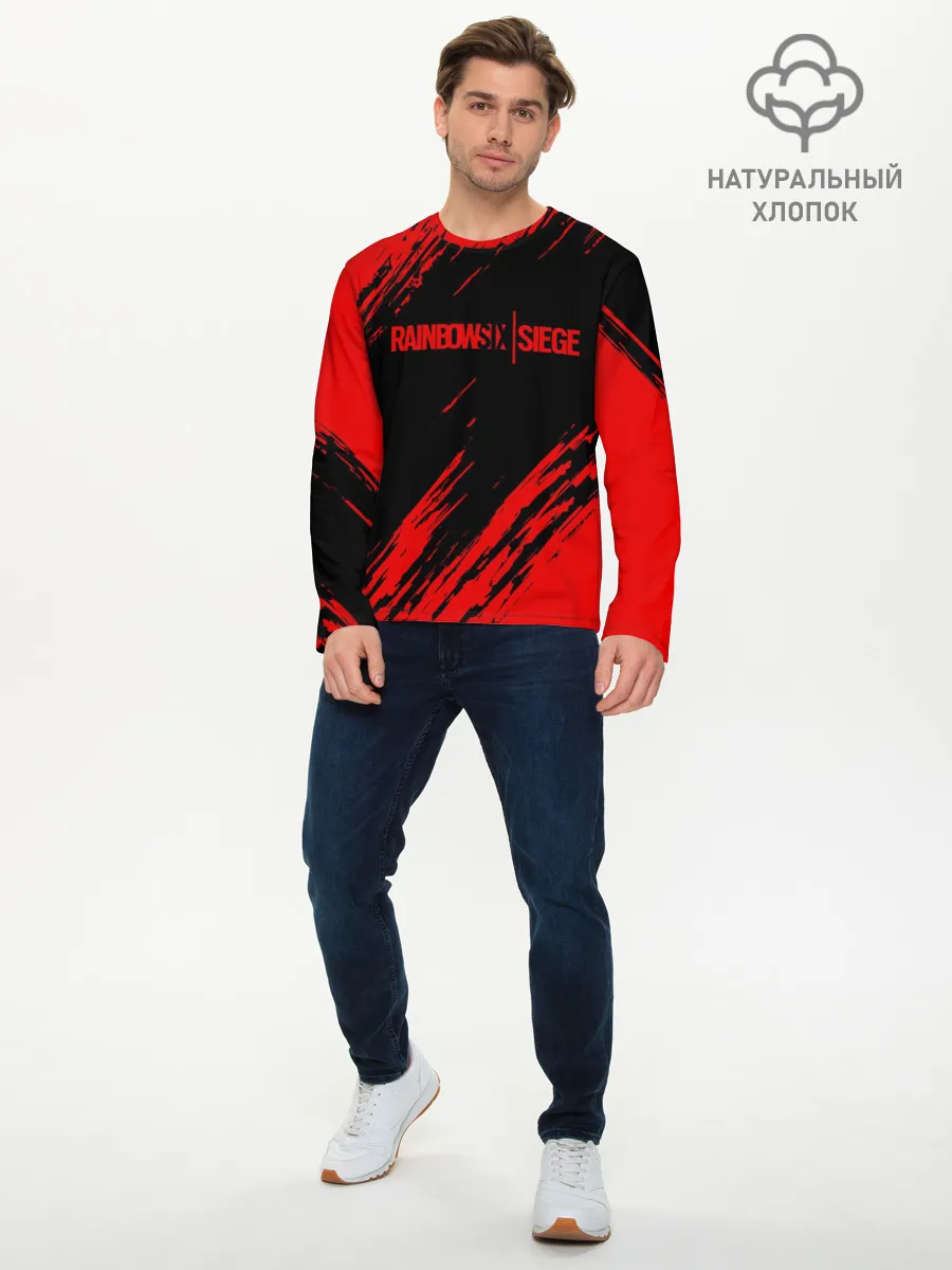 Мужской лонгслив базовый / RAINBOW SIX SIEGE OUTBREAK