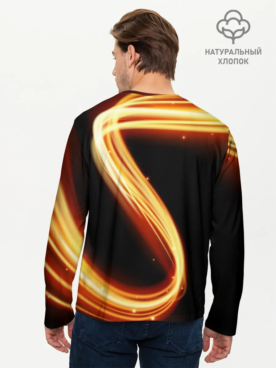 Мужской лонгслив базовый / Герб РФ collection line