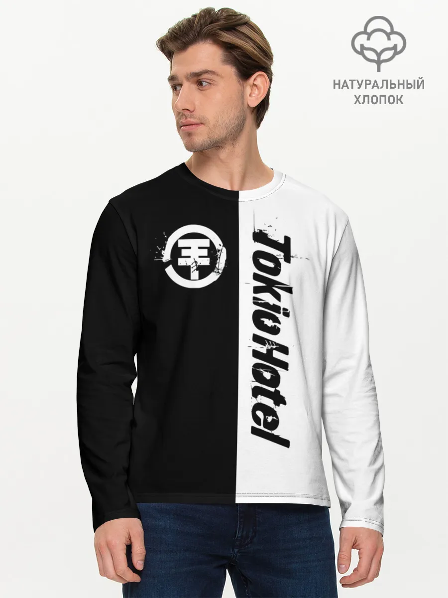 Мужской лонгслив базовый / Tokio Hotel