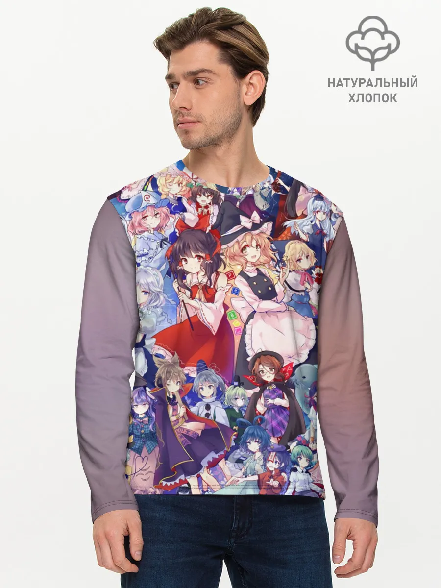 Мужской лонгслив базовый / Touhou