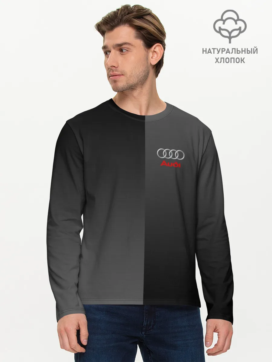 Мужской лонгслив базовый / AUDI SPORT