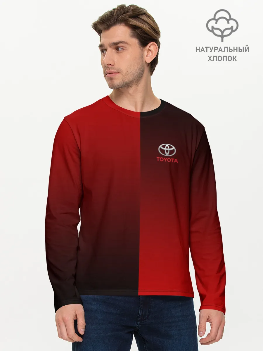Мужской лонгслив базовый / TOYOTA SPORT