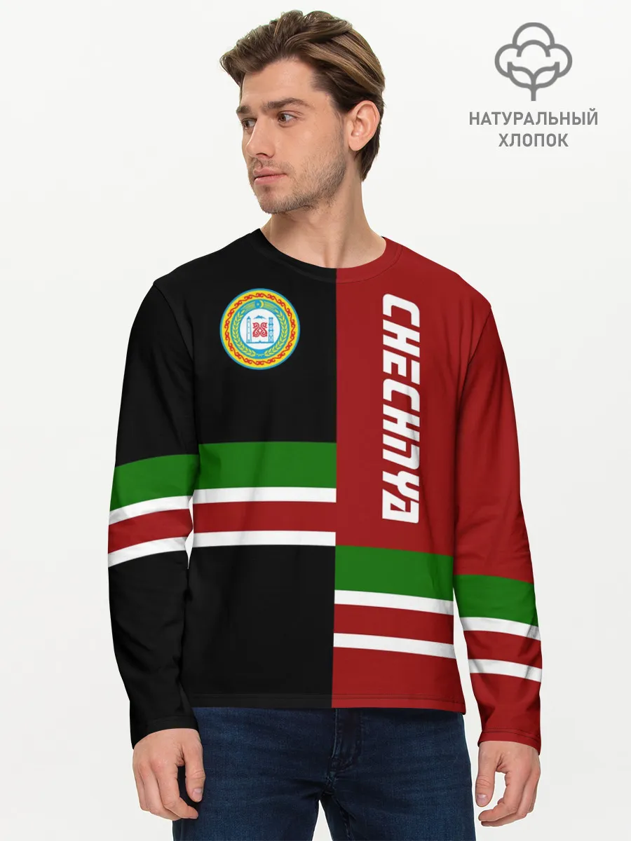 Мужской лонгслив базовый / CHECHNYA