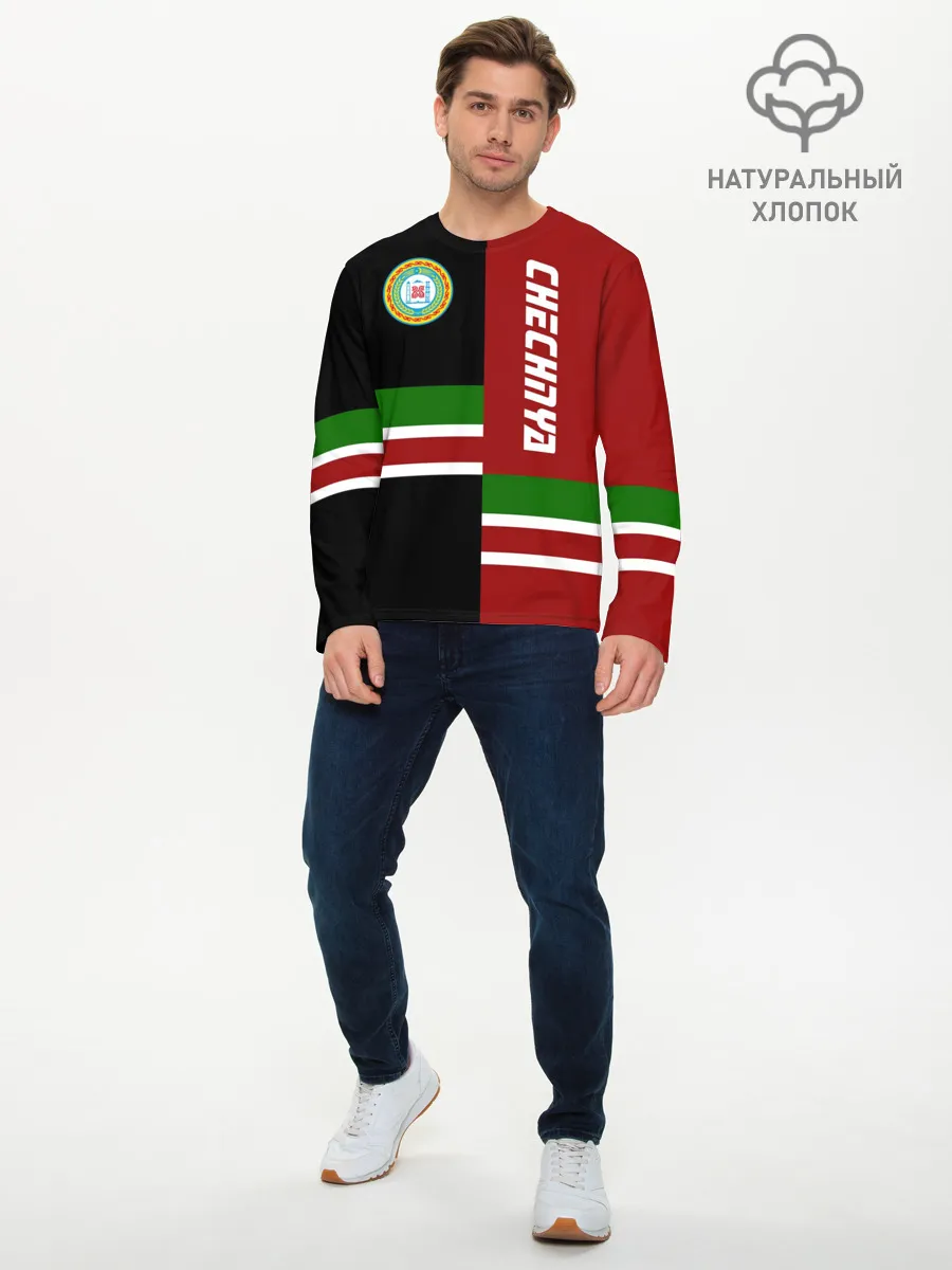 Мужской лонгслив базовый / CHECHNYA