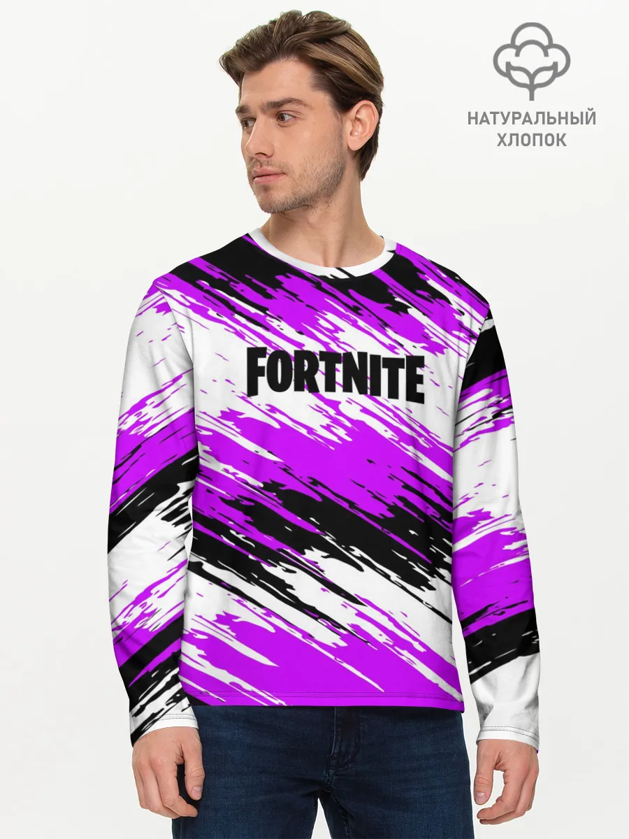 Мужской лонгслив базовый / Fortnite
