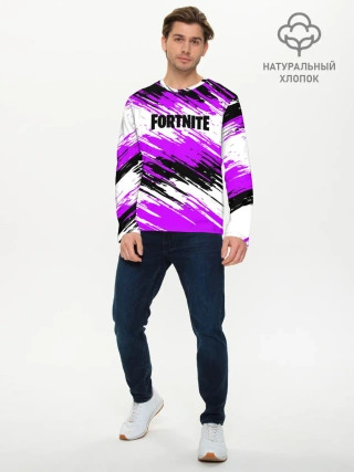 Мужской лонгслив базовый / Fortnite