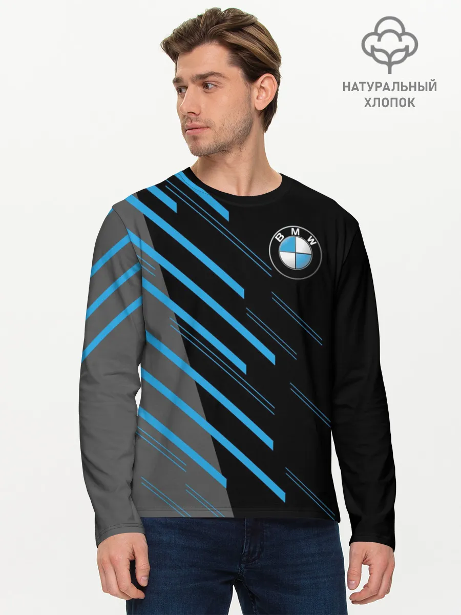 Мужской лонгслив базовый / BMW SPORT