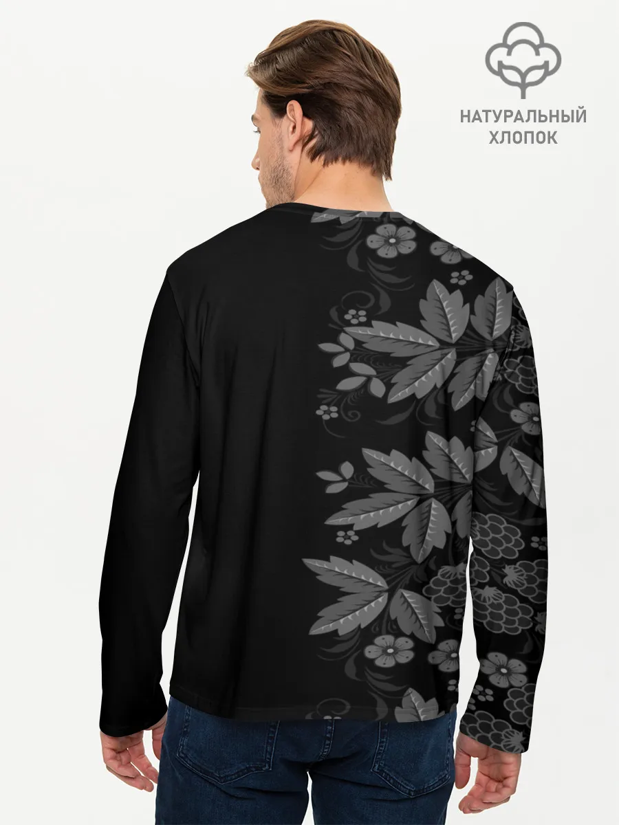 Мужской лонгслив базовый / Russia Pattern