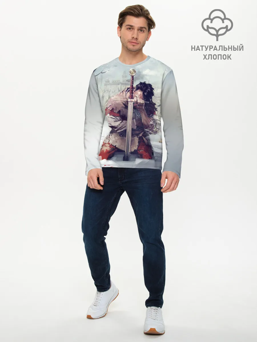 Мужской лонгслив базовый / Kingdom Come