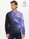 Мужской лонгслив базовый / Сияние звёзд