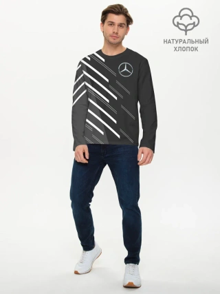 Мужской лонгслив базовый / MERCEDES BENZ SPORT