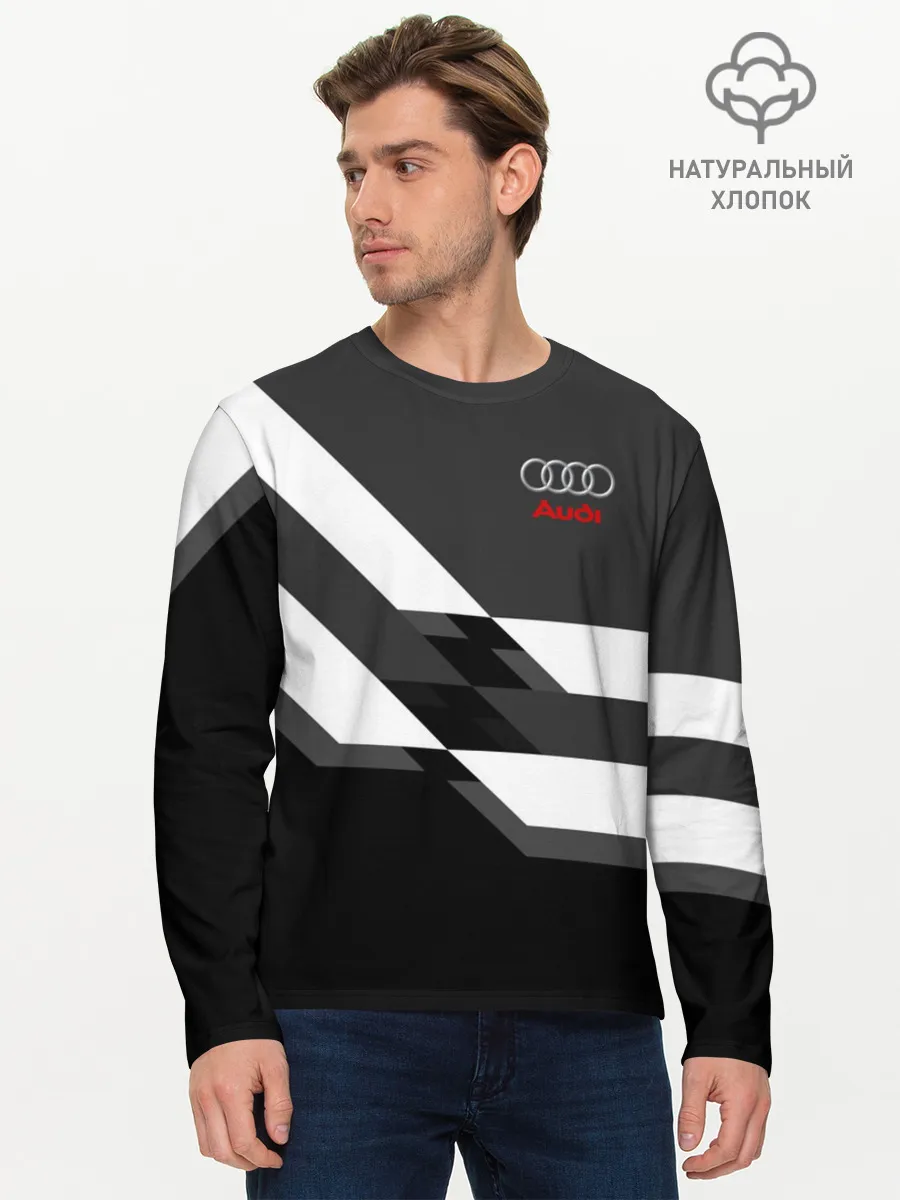 Мужской лонгслив базовый / AUDI SPORT