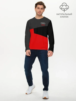 Мужской лонгслив базовый / AUDI SPORT