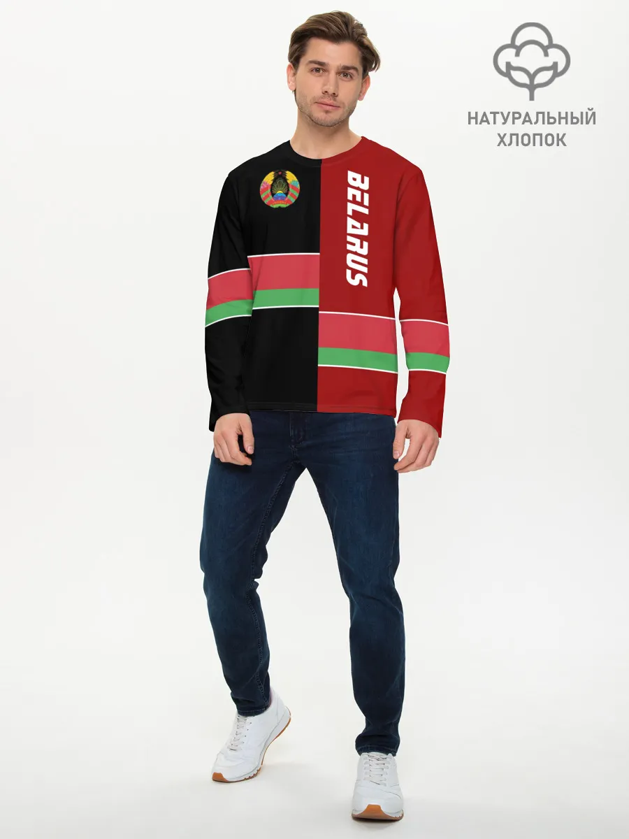 Мужской лонгслив базовый / Belarus