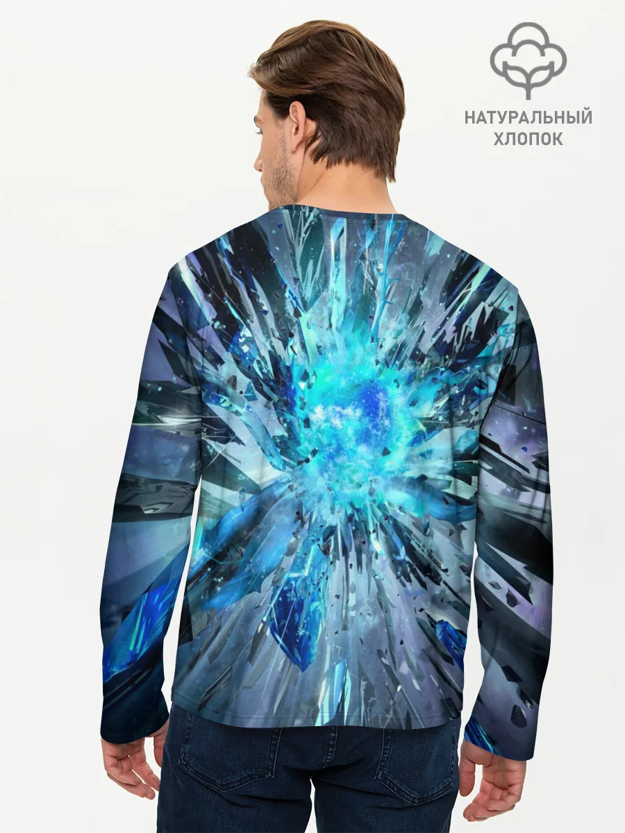 Мужской лонгслив базовый / CYBERPUNK 2077