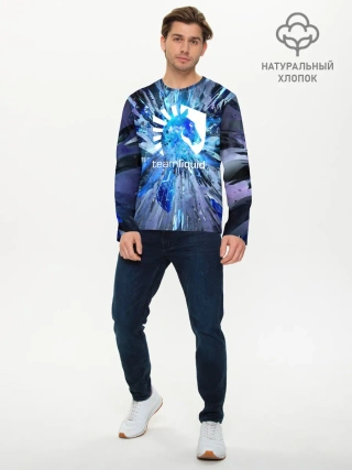 Мужской лонгслив базовый / TEAM LIQUID E-SPORT