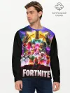 Мужской лонгслив базовый / Fortnite Королевская Битва