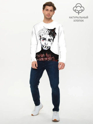 Мужской лонгслив базовый / xxxtentacion