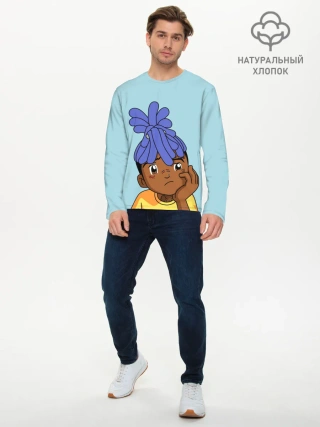 Мужской лонгслив базовый / xxxtentacion