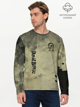 Мужской лонгслив базовый / David Bowie