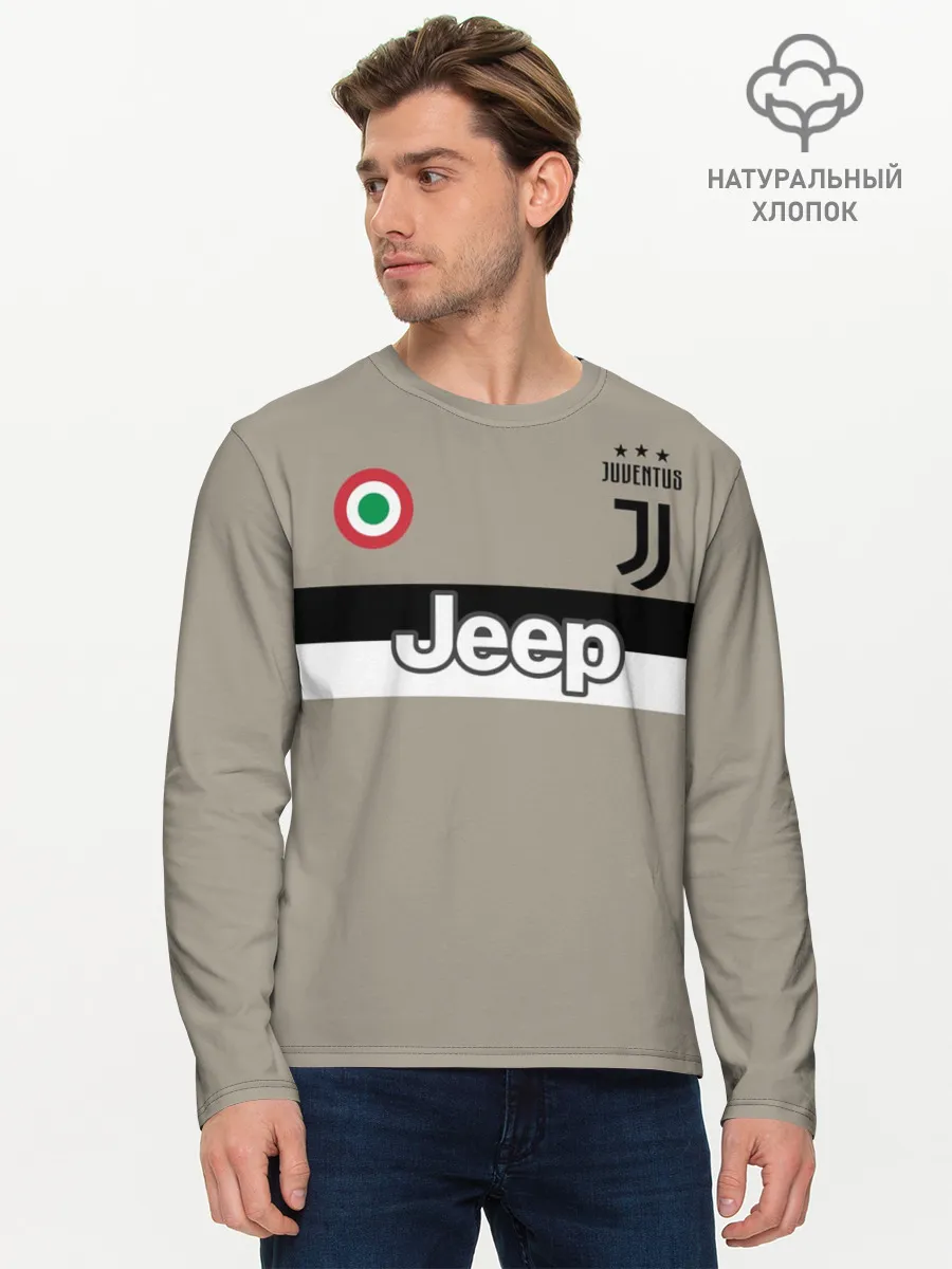 Мужской лонгслив базовый / Гостевая форма Роналду Ювентус