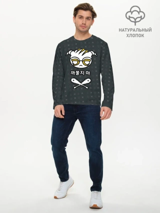 Мужской лонгслив базовый / R6S DOKKAEBI